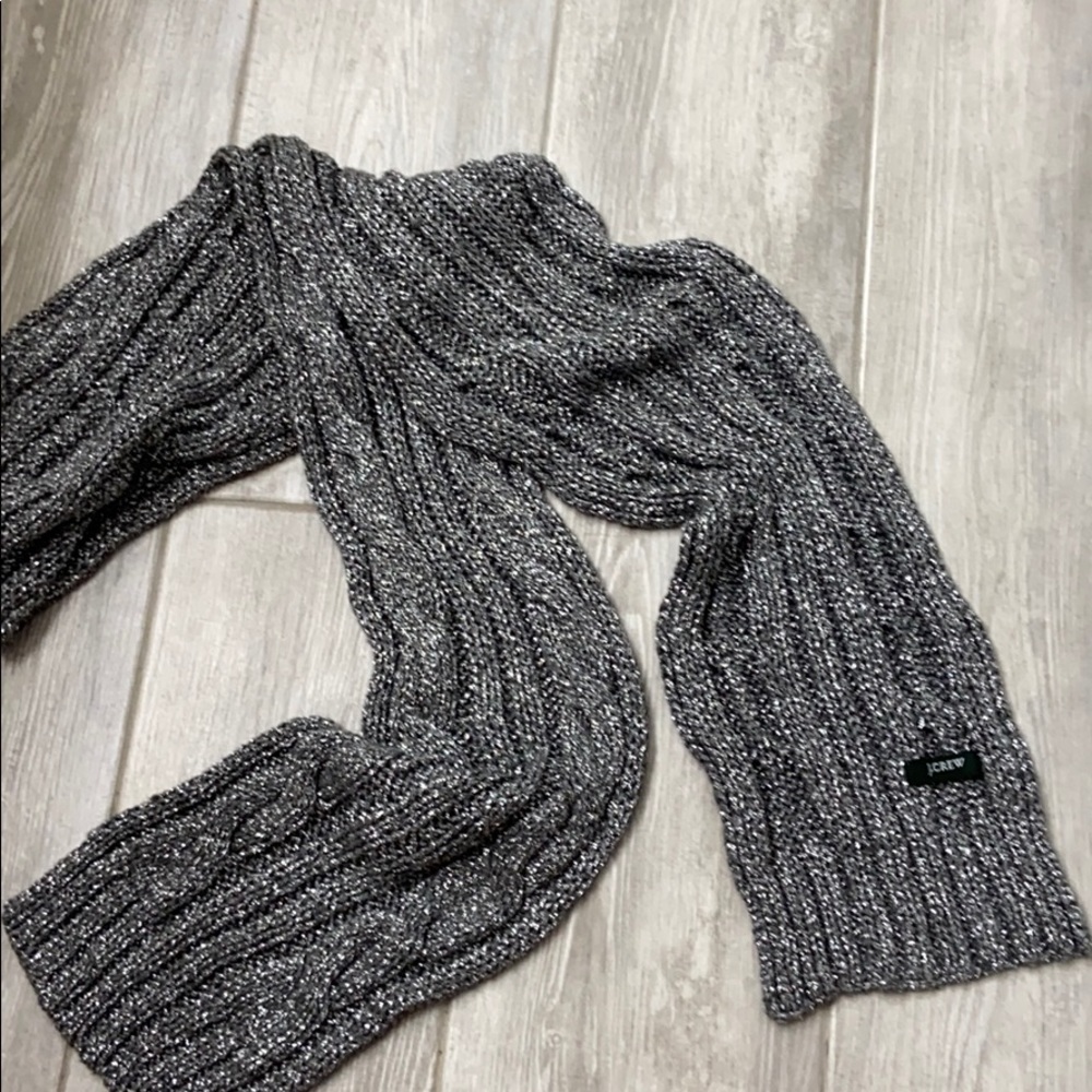 JCrew silver/grey scarf like new!